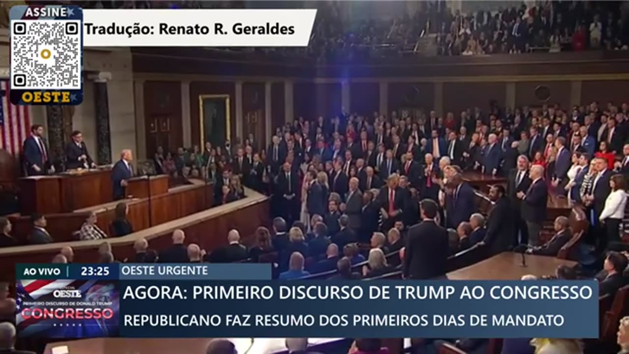 DISCURSO DE TRUMP AO CONGRESSO 04/03/2025