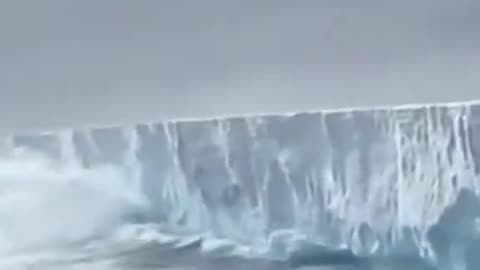 Beyond the Antarctic ice wall!