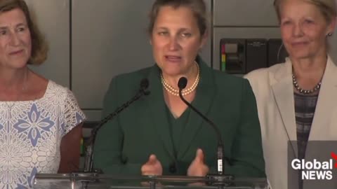 Mark Carney is Christia Freeland’s son’s Godfather?