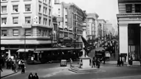 San Francisco Buildings: A Silent City Snapshot (1920s)