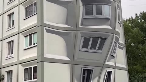 Insólito edificio con grafitis que te hará detenerte