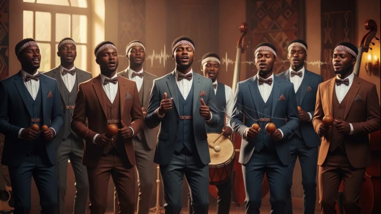 We Walk Not Alone - Inspirational African Male Choir | Powerful Uplifting Harmony | Relaxing AI EDM