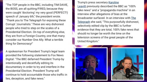 Trump to sue the BBC and are Veterans, are they really being treated as they should?
