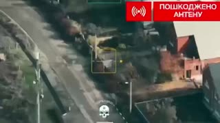 💥 Footage shows an FPV drone attacking a cell tower in the Belgorod region,