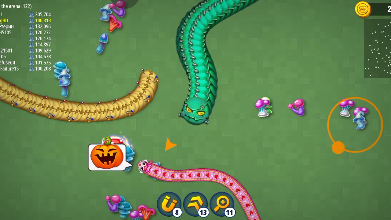 Worms Zone.io Eat, Grow, Dominate
