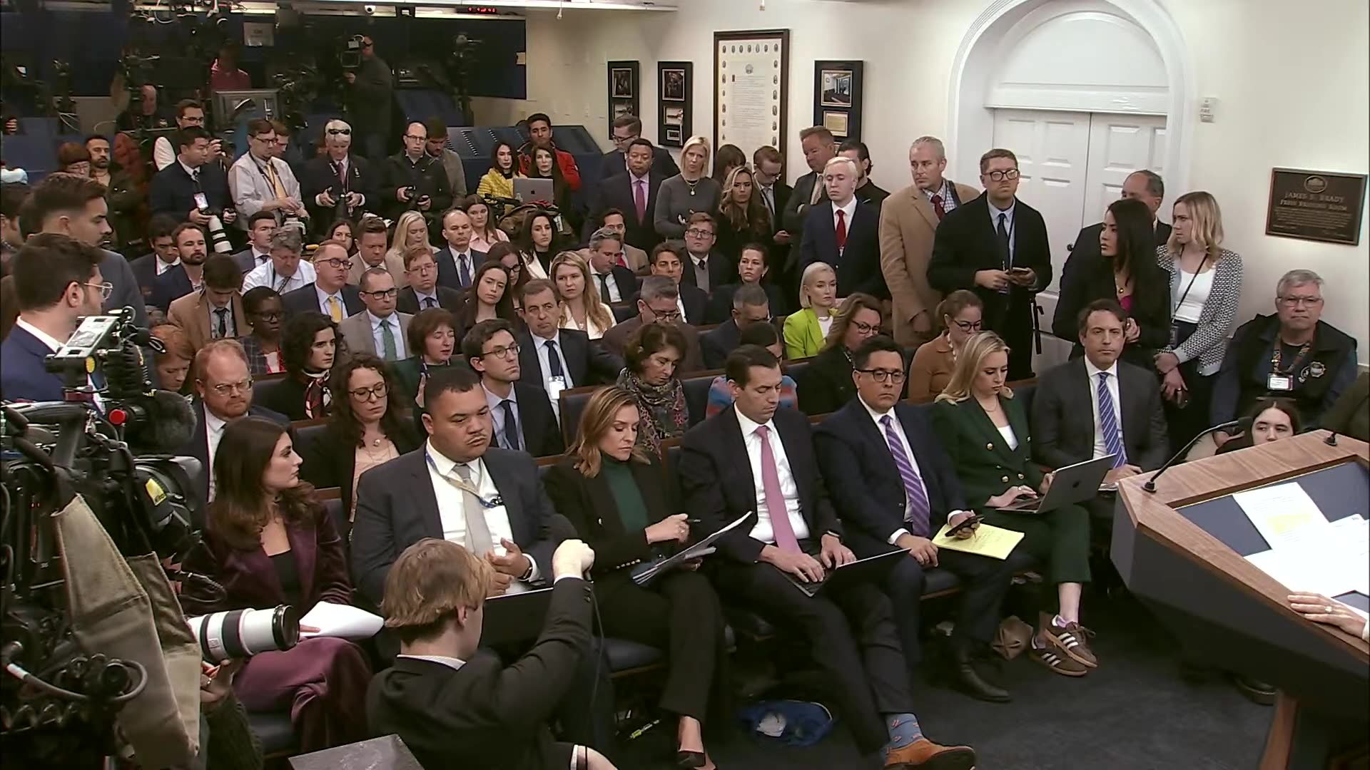 Press Secretary Karoline Leavitt Briefs Members of the Media, Apr. 8, 2025