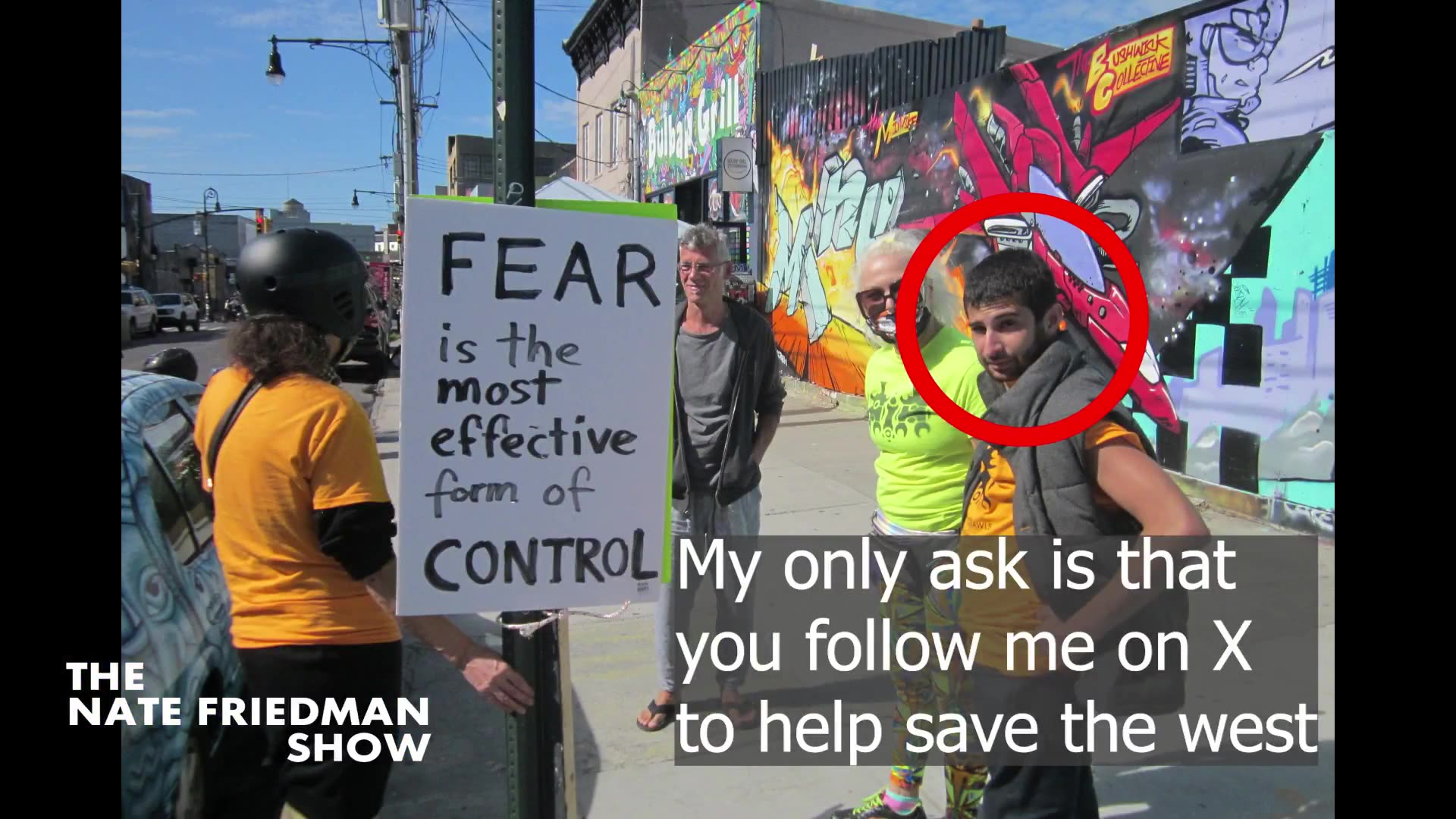 I exposed an unhinged leftist protestor carrying a trans/palestine flag.