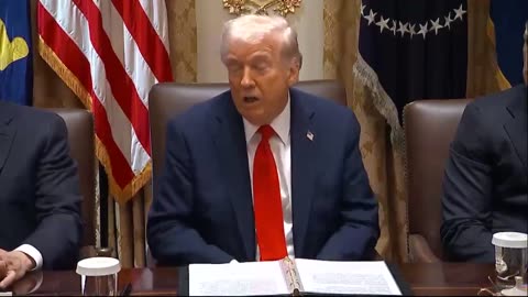 . @POTUS : "We're here this morning for a cabinet meeting as my Administration continues