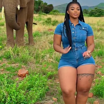 When Your Dance Steals the Spotlight… Even the Elephant Can’t Look Away 🐘🔥