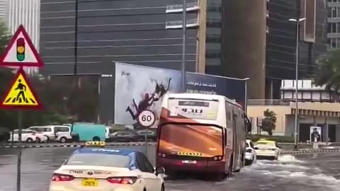 Severe floods in Dubai