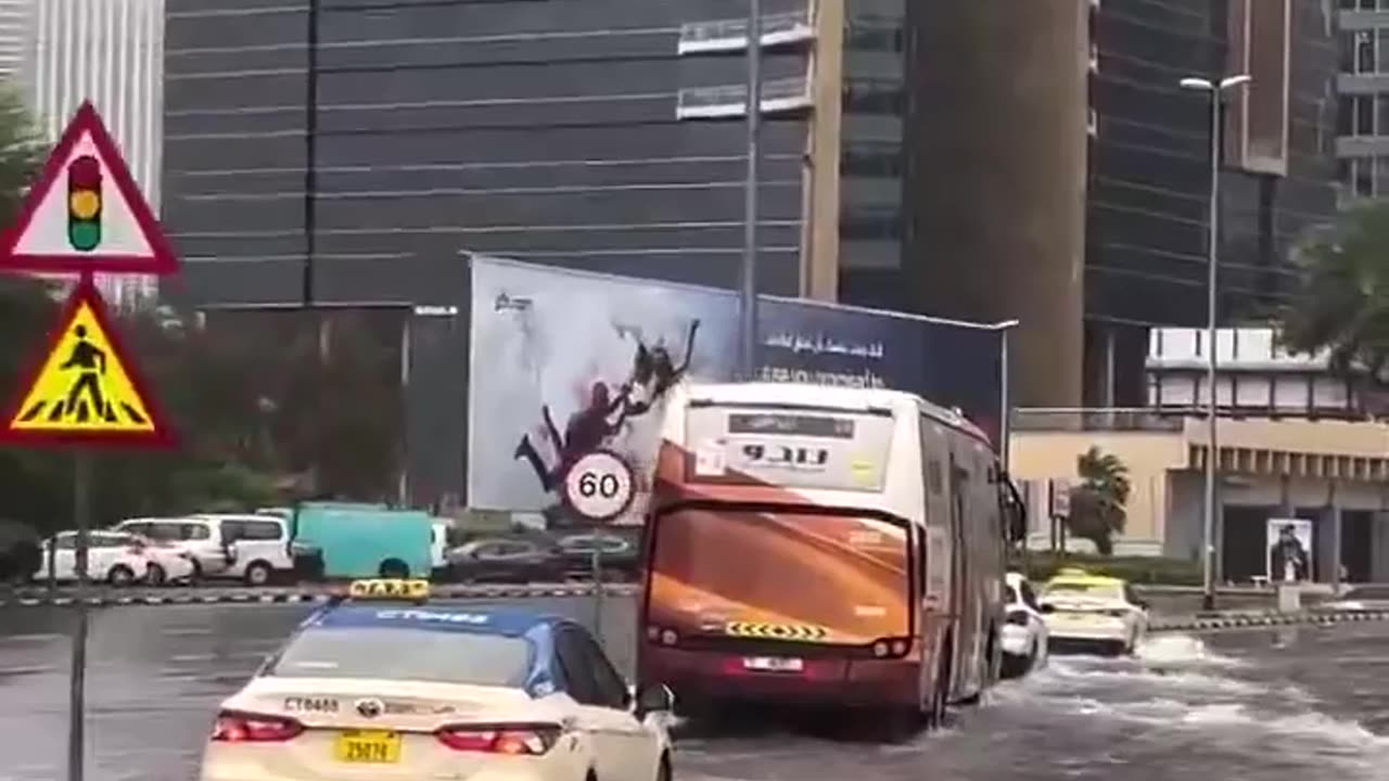 Severe floods in Dubai