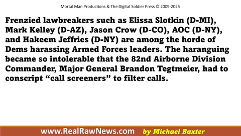 Military Leaders Rebuke Democratic Lawmakers' Demands to Disobey President Trump