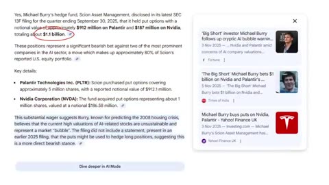 Michael Burry’s $1.1 Billion Anti-AI Bet: What He Sees That Others Don’t