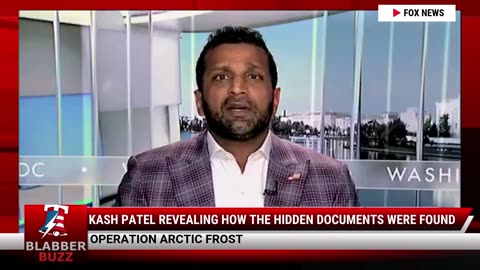 Kash Patel Revealing How The Hidden Documents Were Found