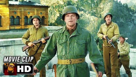 Nazis Destroy Stolen Art Scene _ THE MONUMENTS MEN (2014) Movie CLIP HD