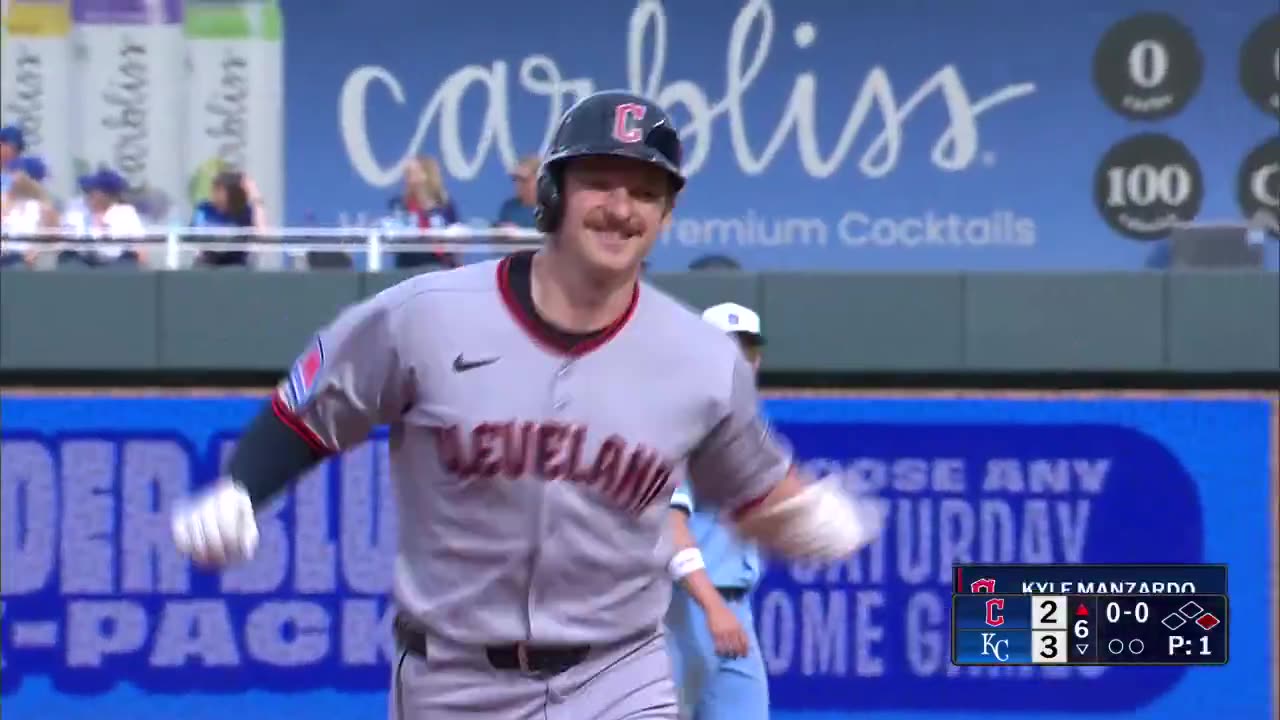 MLB - Kyle Manzardo crushes one to put the @CleGuardians ahead! #OpeningDay