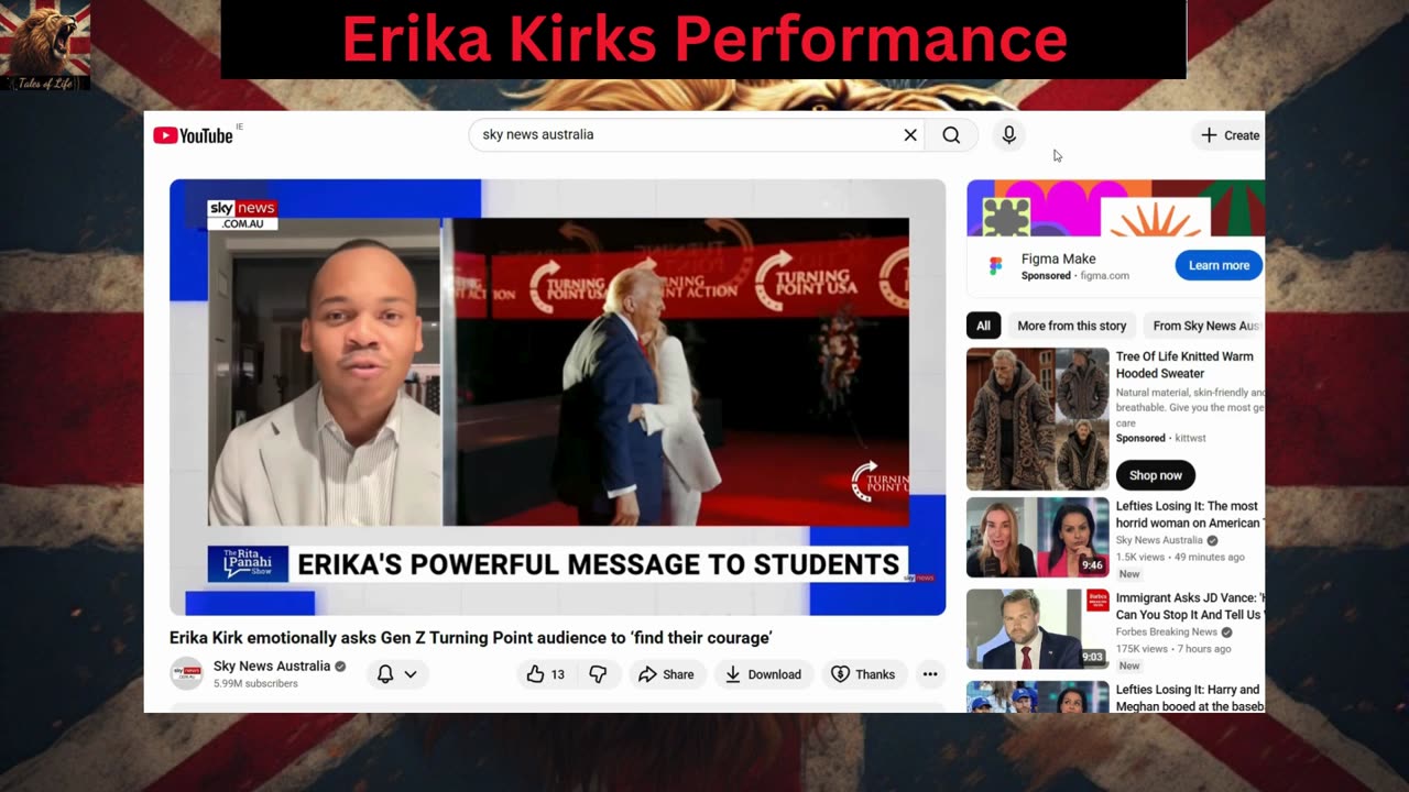 Erika Kirks Performance