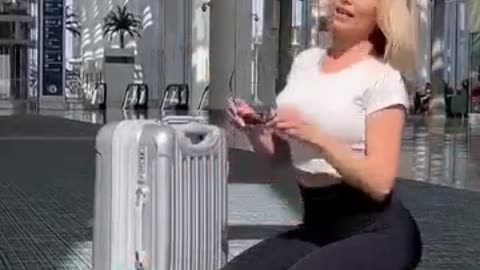 I like to travel in a sedicing outfit