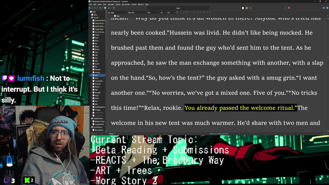 Beta Reading + REACTS + Commentary + Writing: Bradbury | Drawing: Trees New Blue Horror Stories 3 AMAZING NEW TITLES! HYPE RELEASE!!!