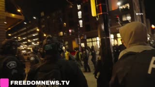 Multiple arrests after crowds of Anti-ICE Protesters refuse to disperse following multiple