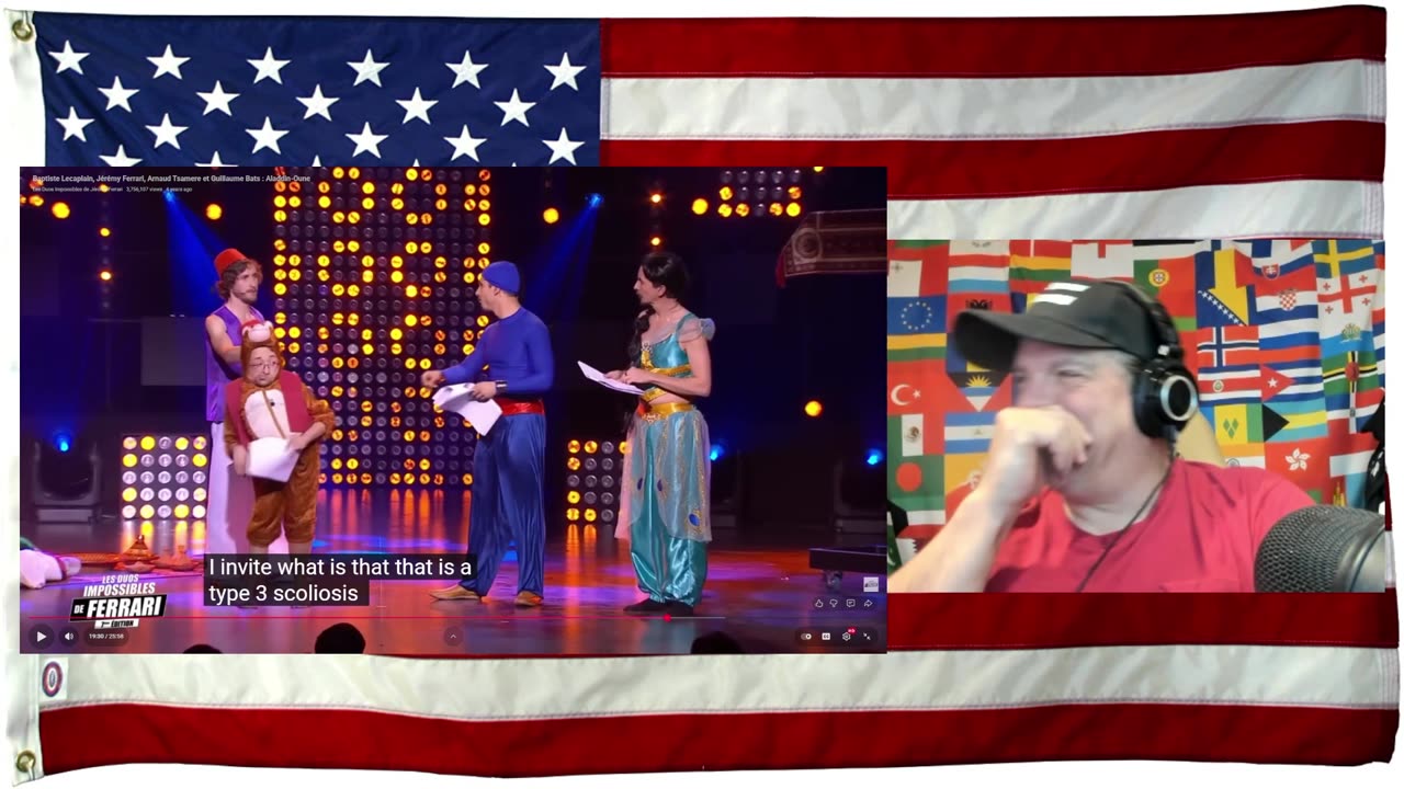 Baptiste Lecaplain, Jérémy Ferrari, Arnaud Tsamere et Guillaume Bats : Aladdin-Oune - REACTION