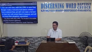 The People of God (Distress and Restoration of God's People) - Jeremiah 30 (Baptist Preaching - Ph)