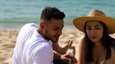 Turtle Appears During Beach Date