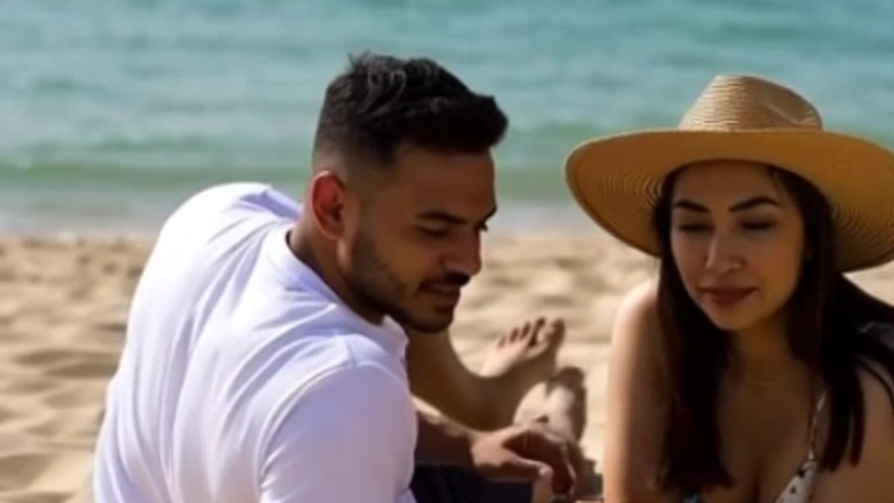 Turtle Appears During Beach Date