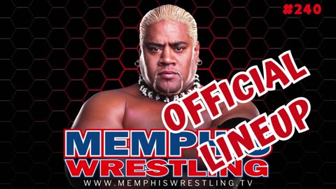 OFFICIAL LINEUP for tomorrow !! Memphis Wrestling !
