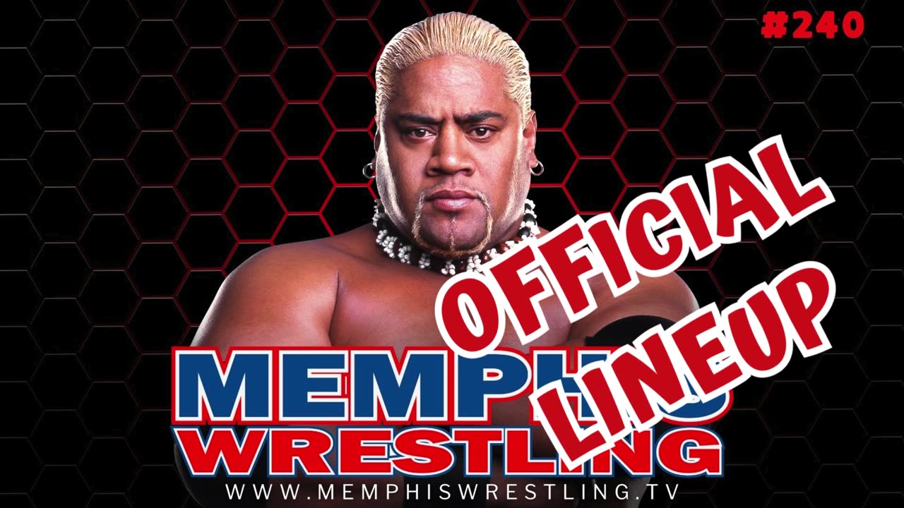 OFFICIAL LINEUP for tomorrow !! Memphis Wrestling !