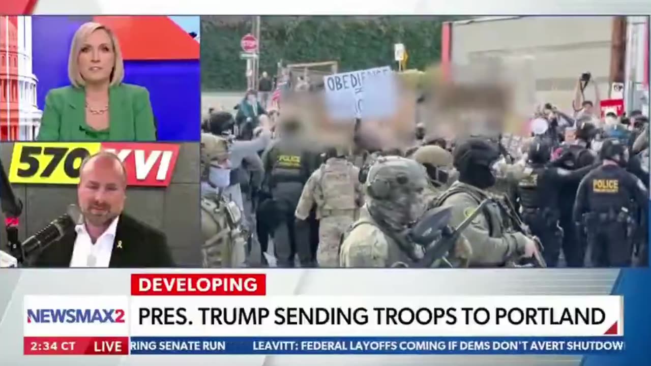“Portland turned their city over to Antifa years ago" - My latest appearance on NEWSMAX