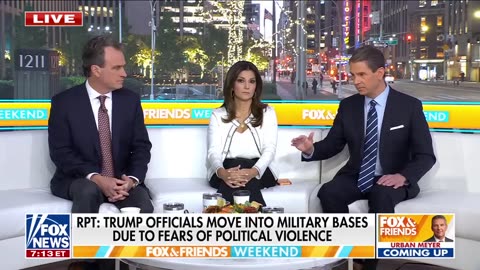 Trump officials move onto military bases as political violence hits 'fever pitch'