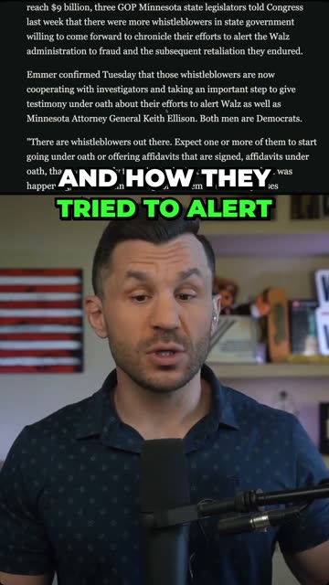 Whistleblowers Claim Tim Walz IGNORED Welfare Fraud