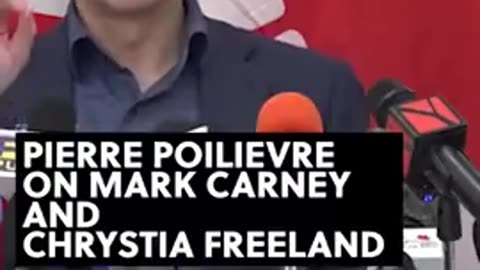 I whole heartedly agree with Pierre Poilievre’s take on Carney and Freeland.