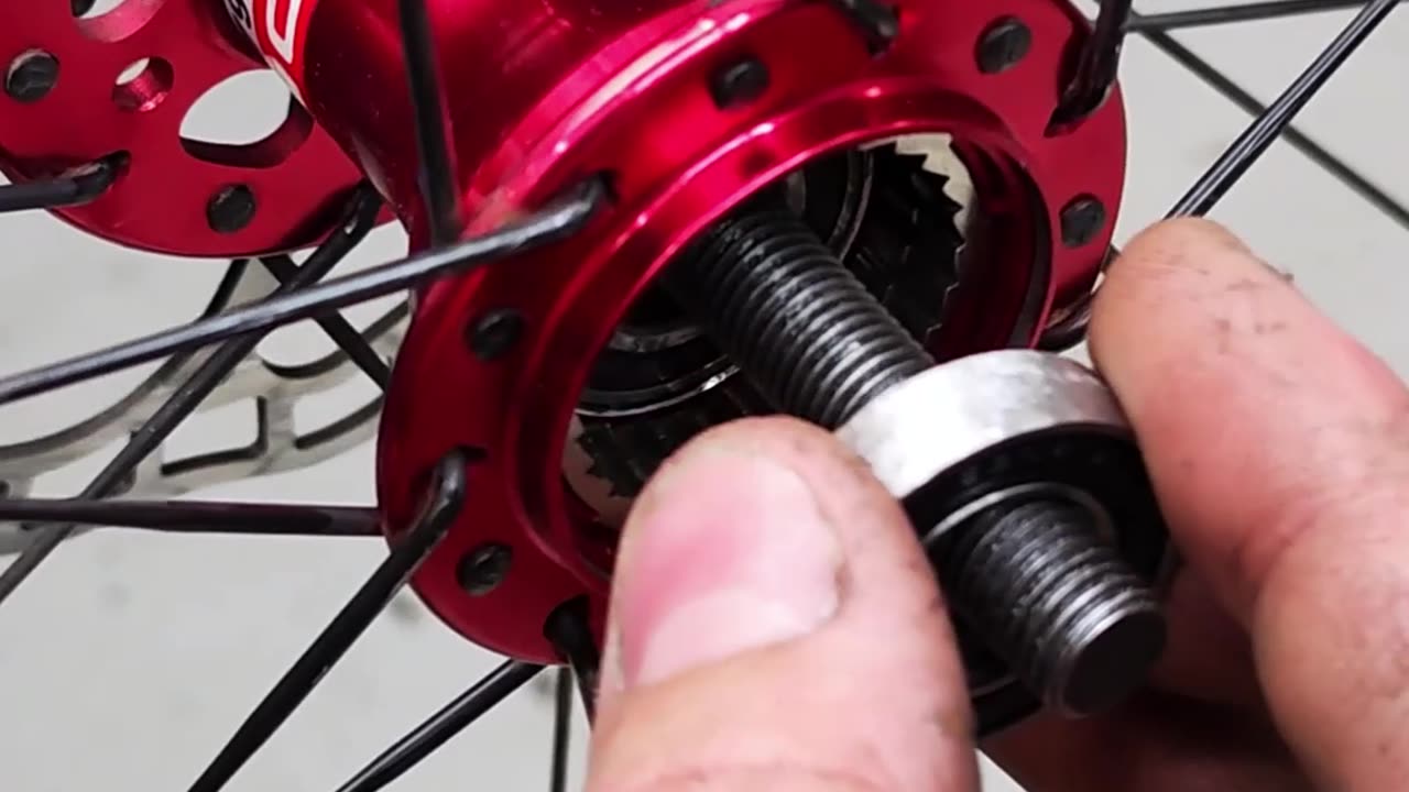 How to install new industrial sealed bearings into a bicycle wheel hub