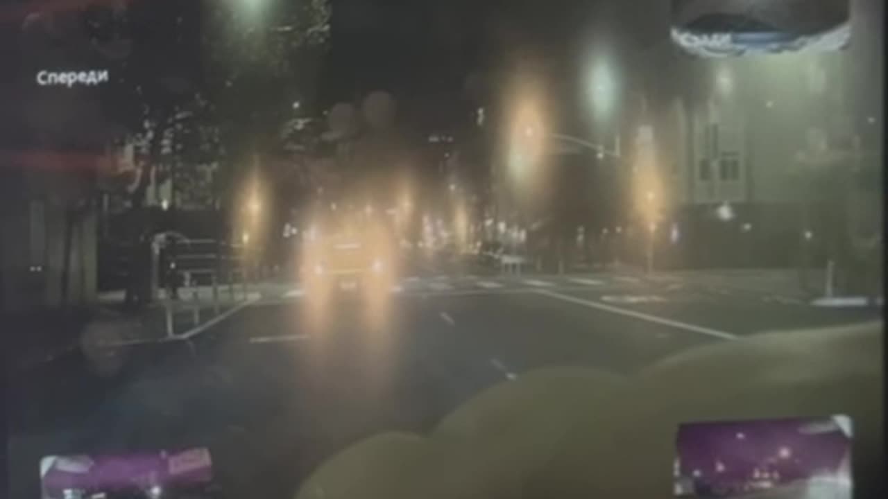 Naked Man Jumps On Car in San Francisco