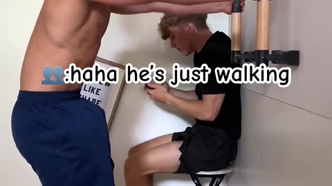 Just walking can you imagine