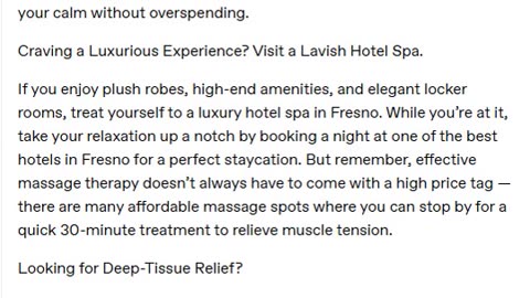 A Massage in Fresno for Every Budget