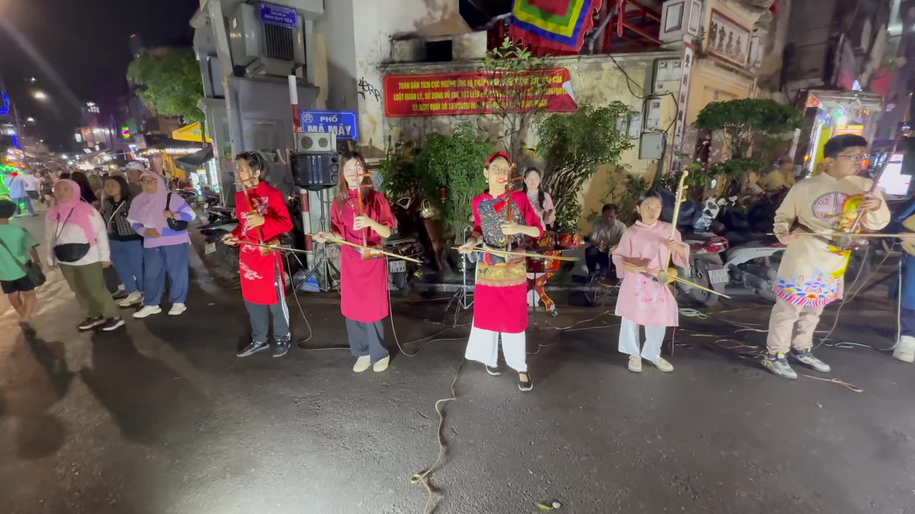 Eating chicken feet in Hanoi, Vietnam