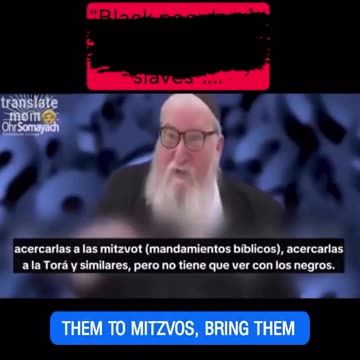 Blacks are supposed to be slaves?