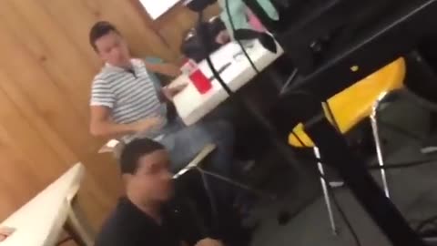 SCHOOL FIGHT! TEACHER GETS HIT
