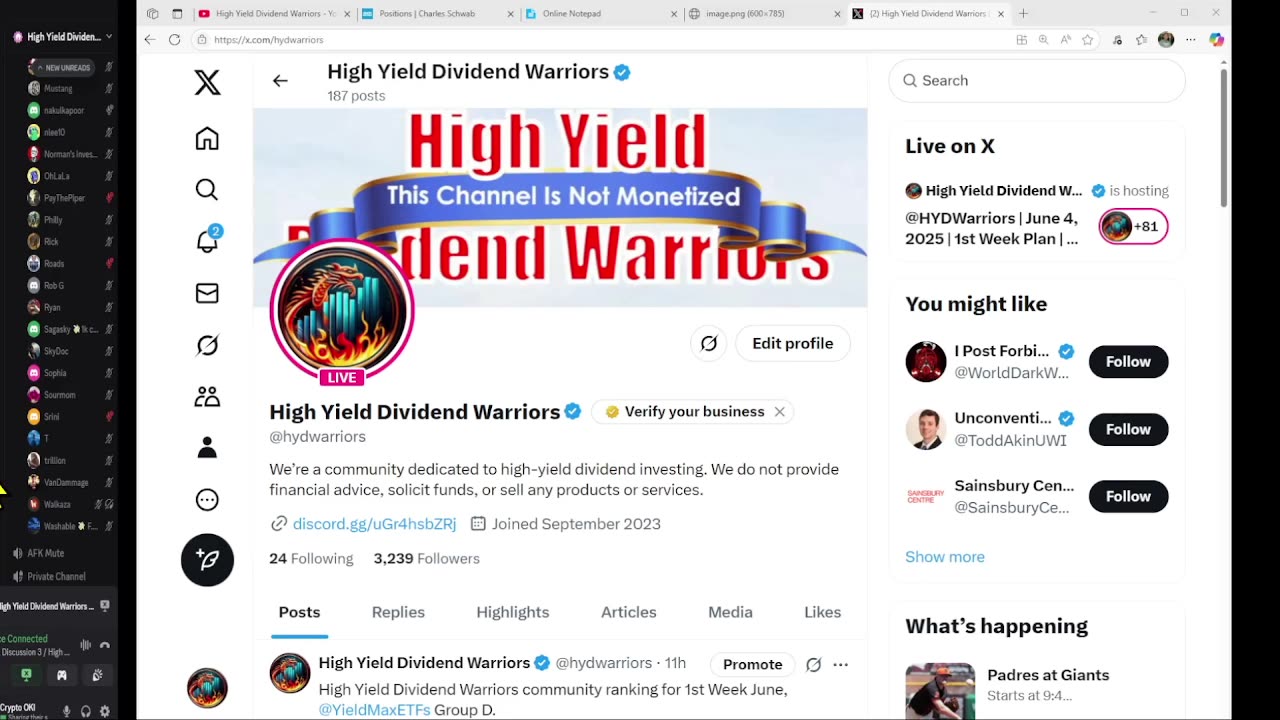 HYDWARRIORS June 4 2025 1st week plan NVII
