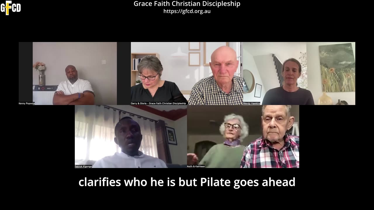 [John 18:28-40] [GFCD] [Live Bible Study]