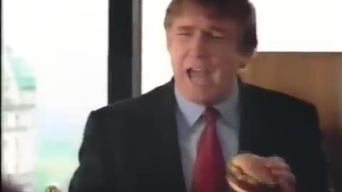 McDonalds Commercial featuring Donald Trump with Grimace