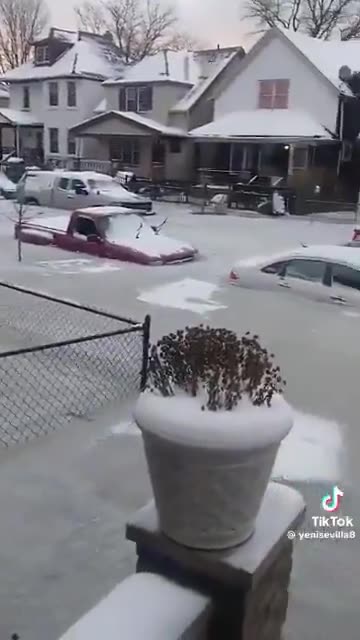 Detroit - After a water main burst and caused massive flooding,