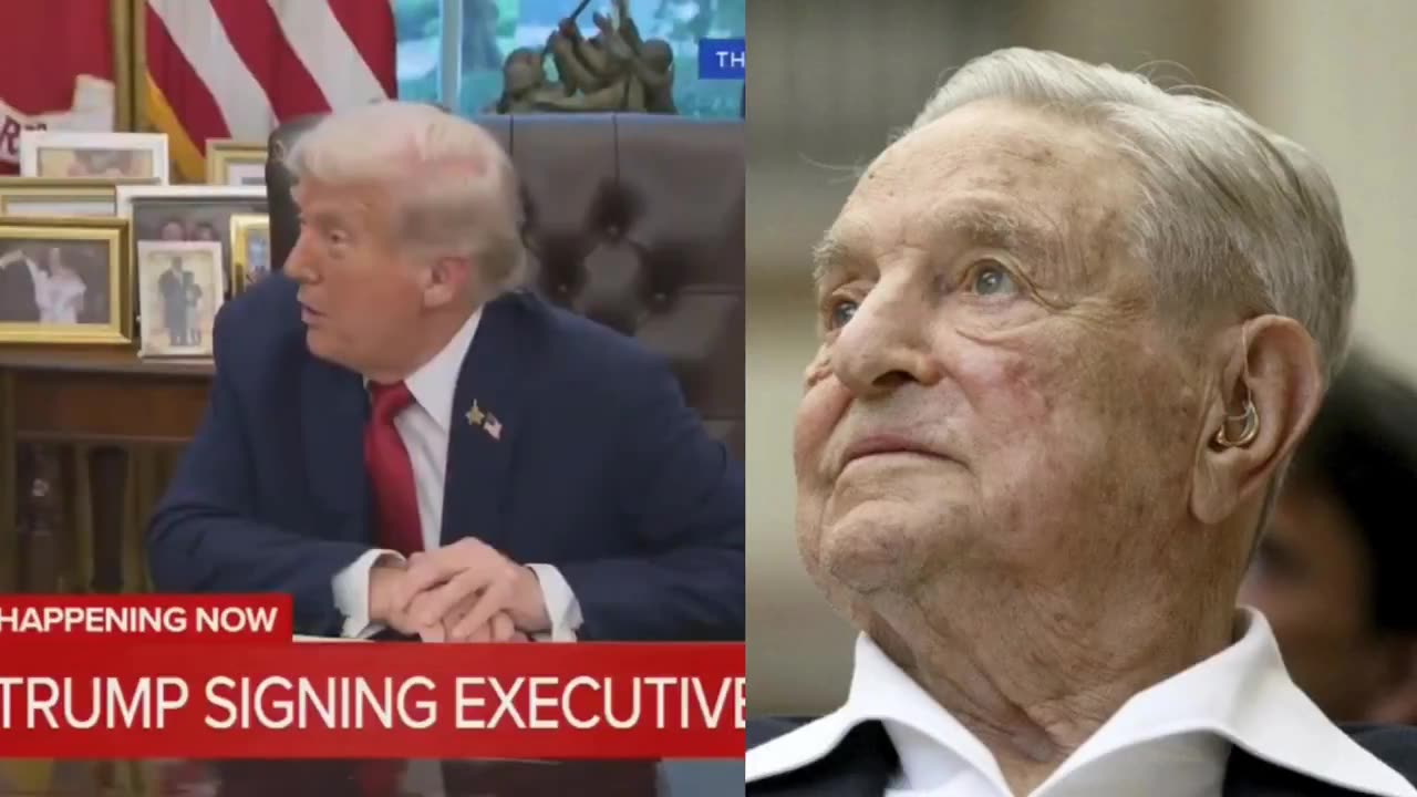 President Trump confirms George Soros and Epstein Island visitor Reid Hoffman