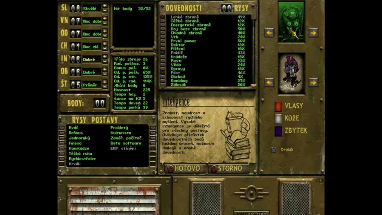 Fallout Tacticsː Custom Squad Tutorial ￨5￨ Non-human Main Character [EN/CZ]