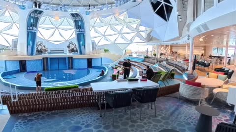 Quick Look of AquaDome at Star of the Seas Deck 15!