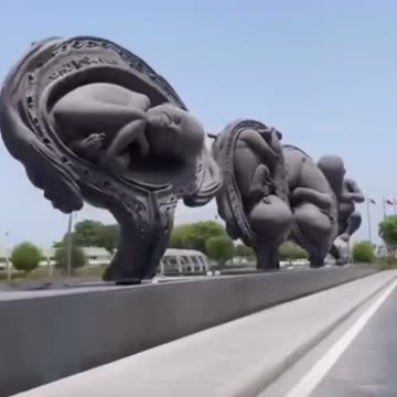 The road along the maternity ward in Qatar.