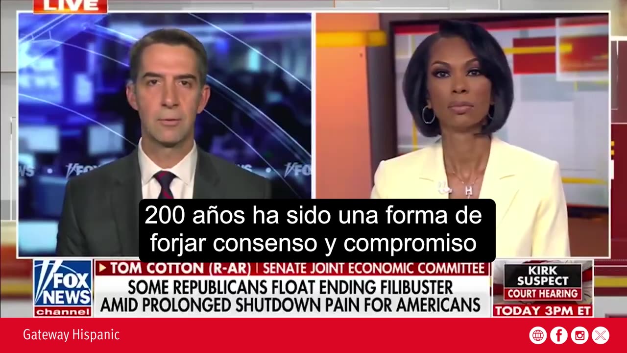 Tom Cotton: we need 5 more Democrats to come to their senses and open the government